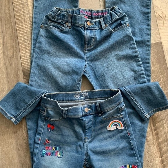 Lot‎ of 2 Jeans/Jeggings- size 10 - Picture 1 of 10